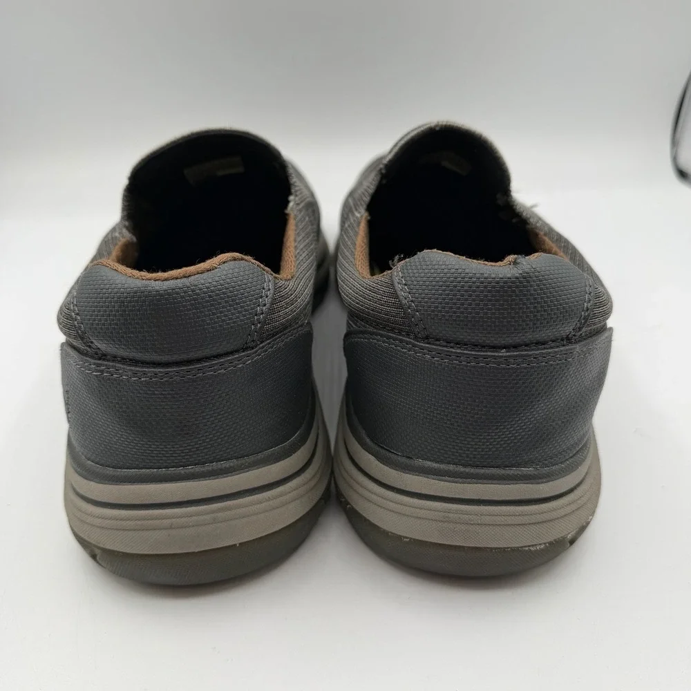 Skechers Expected 2.0 Cowen Shoes Mens‎ 13 Black Slip On Comfort Loafers 204478